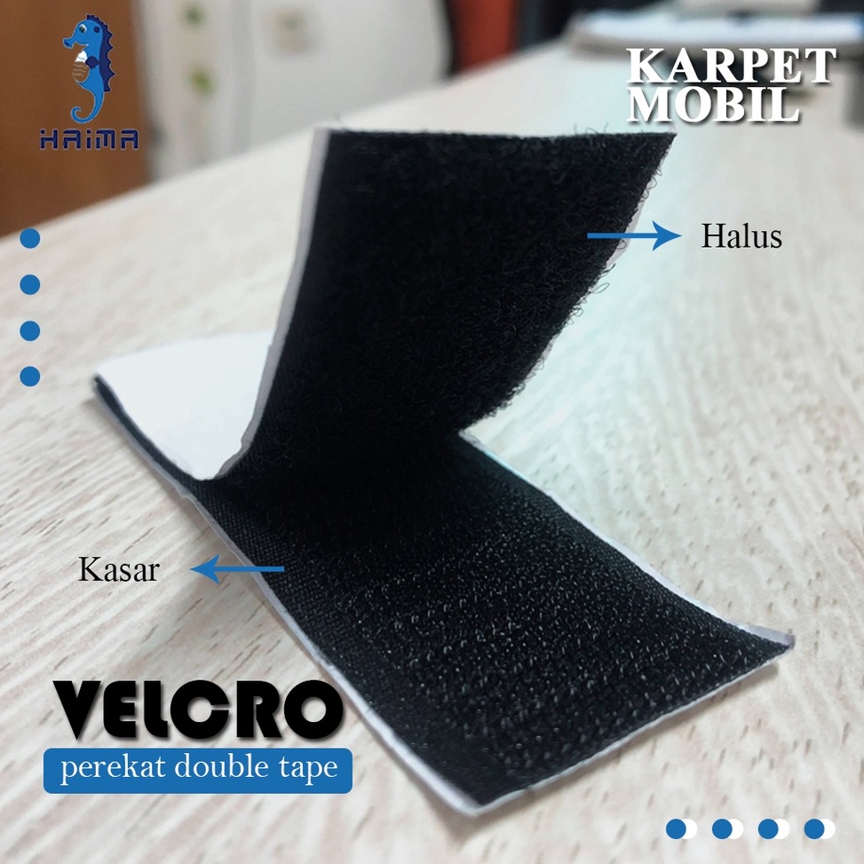 TJU Velcro Perekat Double Tape Perekat Karpet Mobil Haima