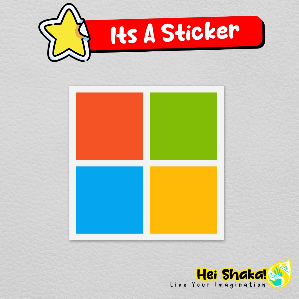 

Stiker Microsoft Icon Sticker Programmer Developer Coding Vinyl Anti Air