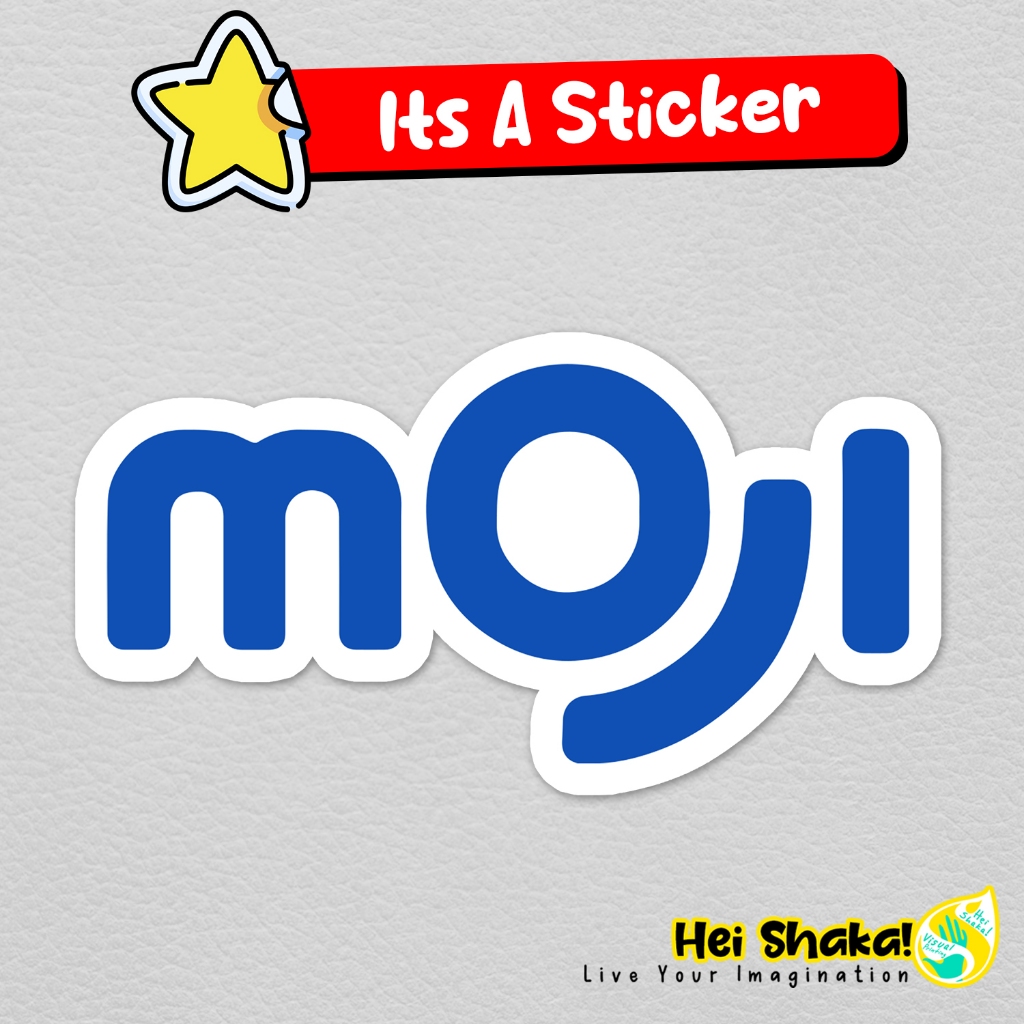 Stiker MOJI Sticker Stasiun TV Televisi Indonesia FTA Vinyl Anti Air