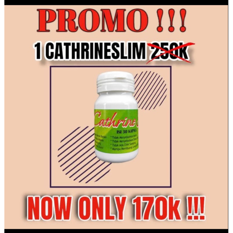 Catherine slim penghancur lemak ampuh