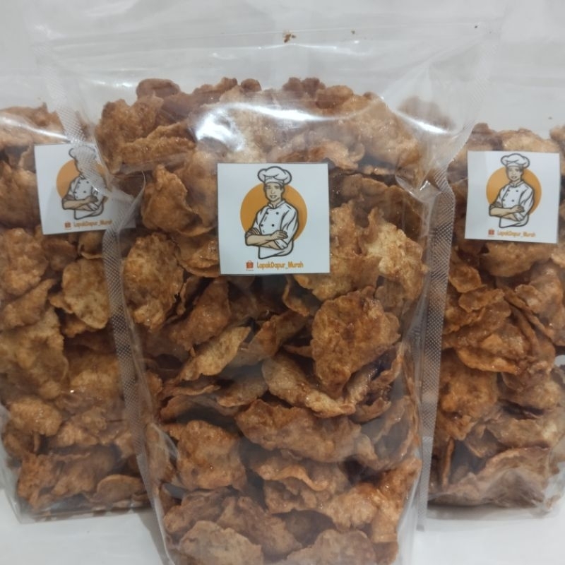 

[500gram] Kerupuk Emping Pedas Manis JAMIN ENAK Lapakdapurmurah
