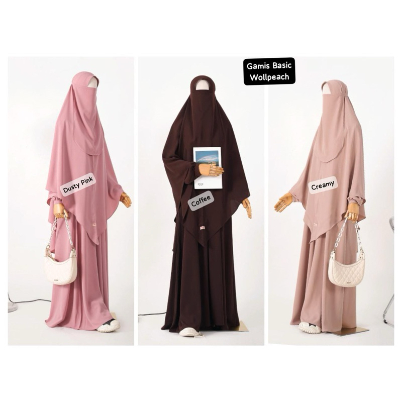 Gamis Basic by Khairana Muslim Wear