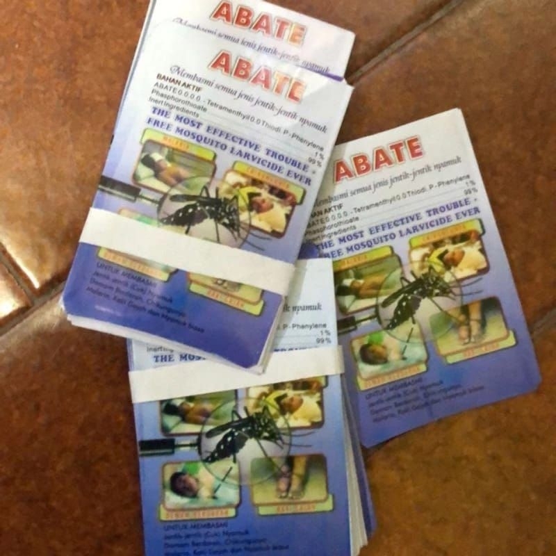 Abate obat pembasmi jentik nyamuk larvasida