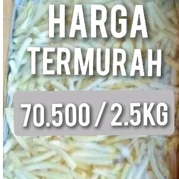 

COD KENTANG GORENG AVIKO SHOESTRING CUT 7mm Kentang goreng murah Kentang goreng Kentang