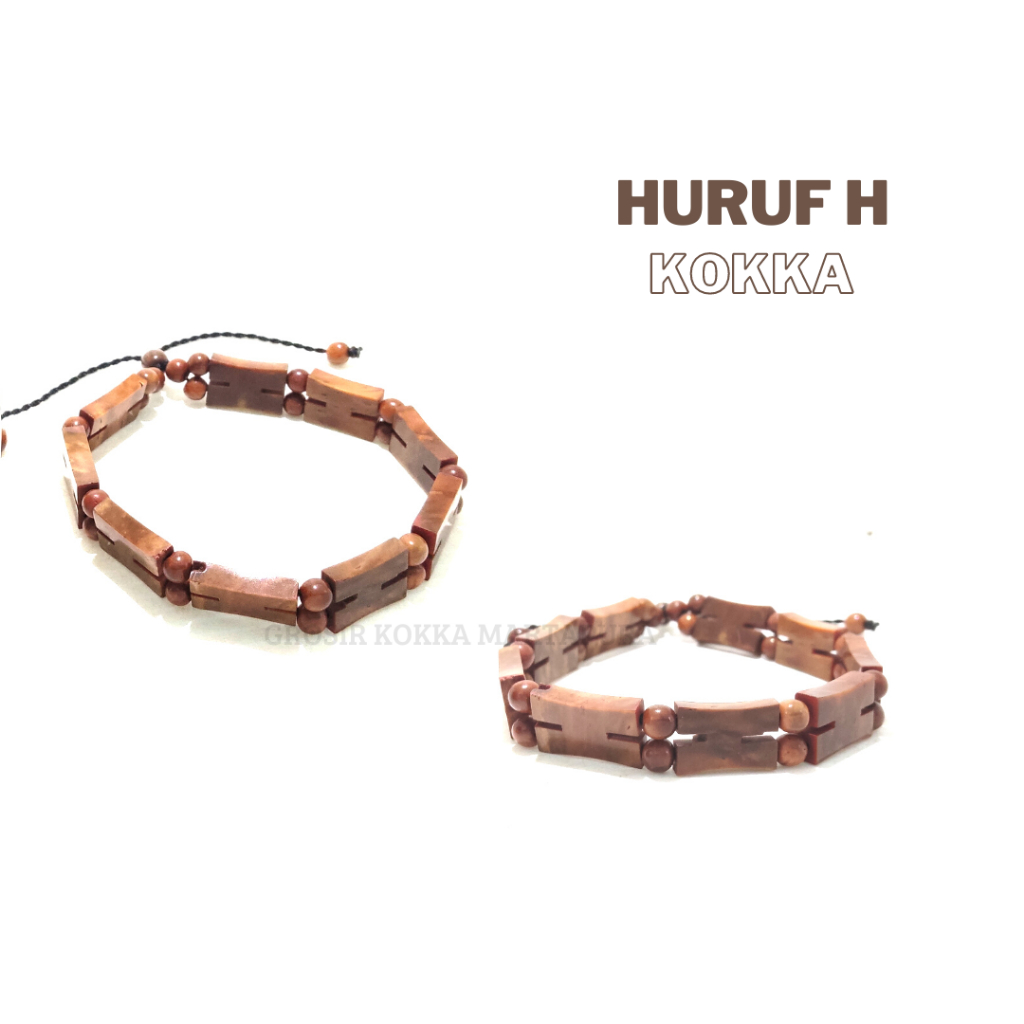 Gelang kokka Kaukah pukaha huruf H