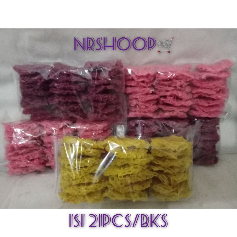 

RENGGINING Kerupuk Tepung Beras asli Gurih Dan Renyah ISI 21PCS