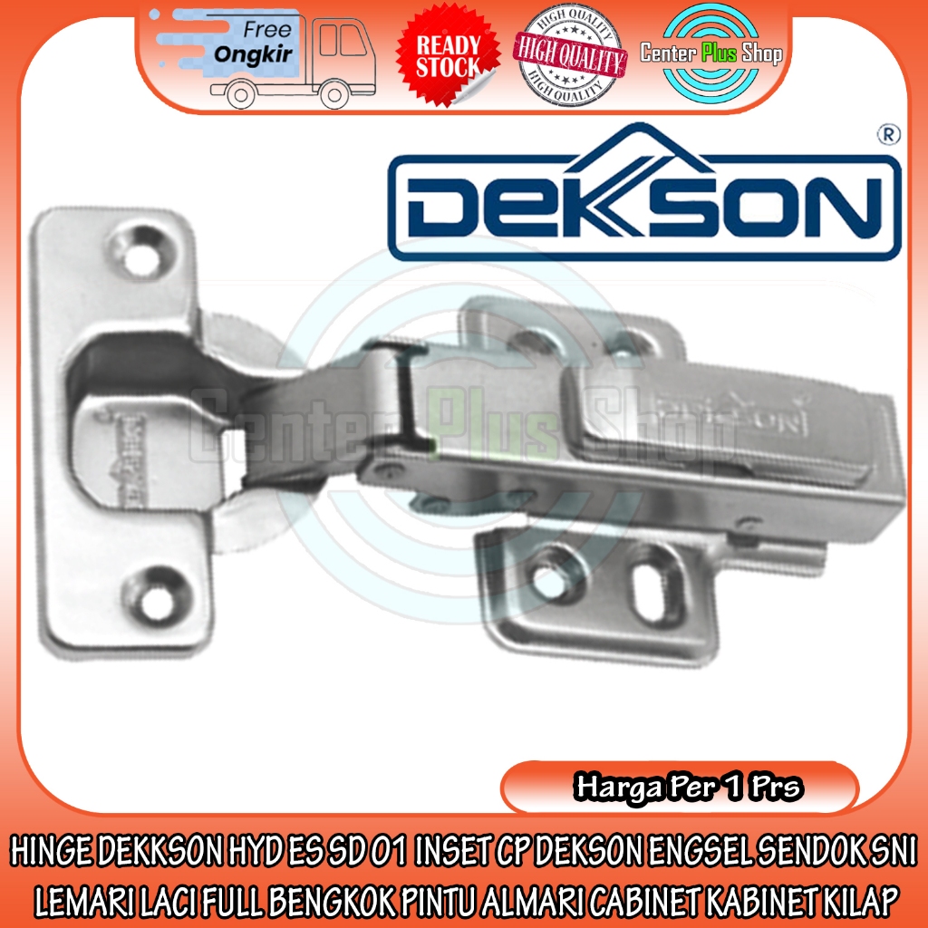 HINGE DEKKSON HYD ES SD 01 FULL OVERLAY CP DEKSON ENGSEL SENDOK LEMARI LACI FULL BENGKOK PINTU ALMAR