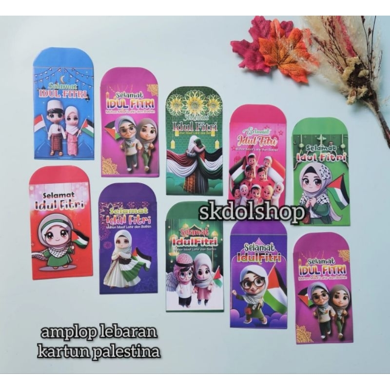 

Amplop lebaran angpau lebaran kartun muslim palestina medium isi 100 lembar ( 1 karakter )