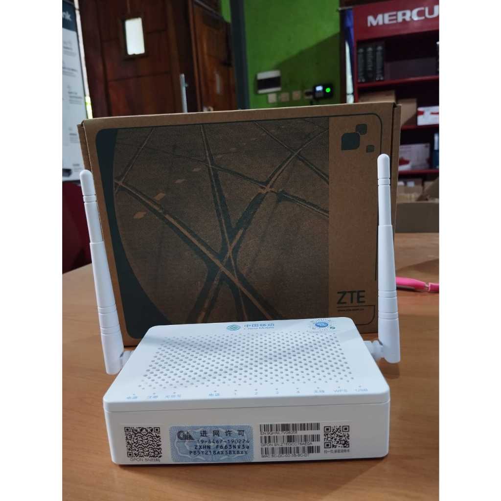 XPON ZTE F663N V3a + Adaptor