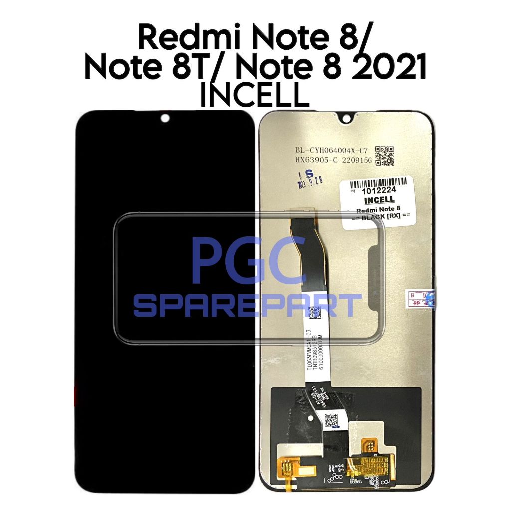 LCD Touchscreen Xiaomi Redmi Note 8 2019 2021 / Note 8T / M1908C3JH / M1908C3JG / M1908C3JI / M1908C