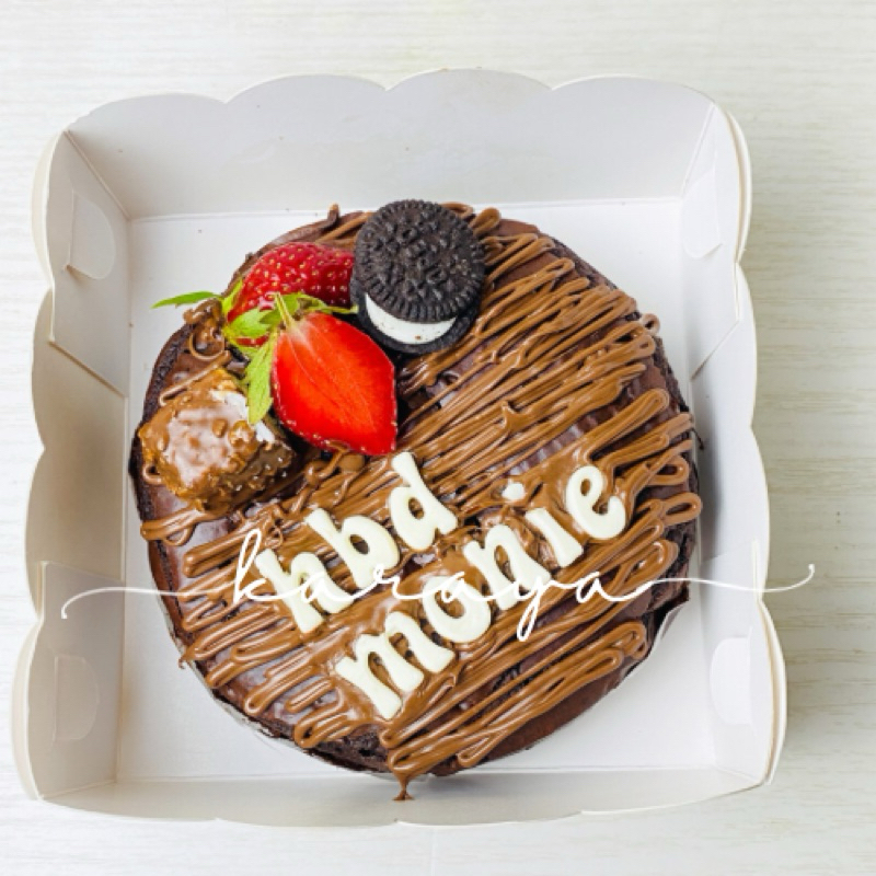 Hampers Brownies Mini | Karaya Brownies | Hampers Bekasi | Kue Ulang Tahun Bekasi | Fudgy Brownies | Brownies Panggang | Brownies Coklat | Brownies Viral