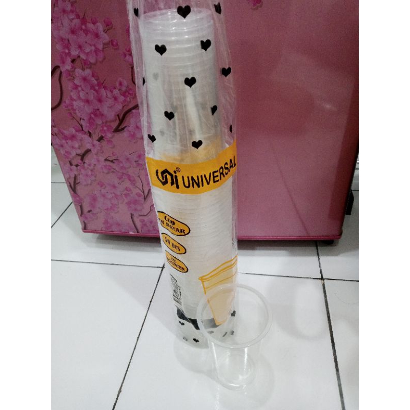

Gooku 28 Store Gelas Plastik Cup Pp 18 Oz Datar 7 Gram( Universal),8 Gram(Mcup) Isi 1 Roll 50 Pcs