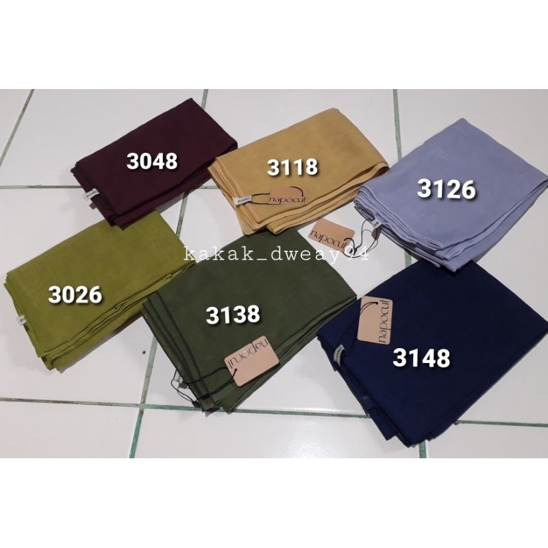 hijab paris polos napocut