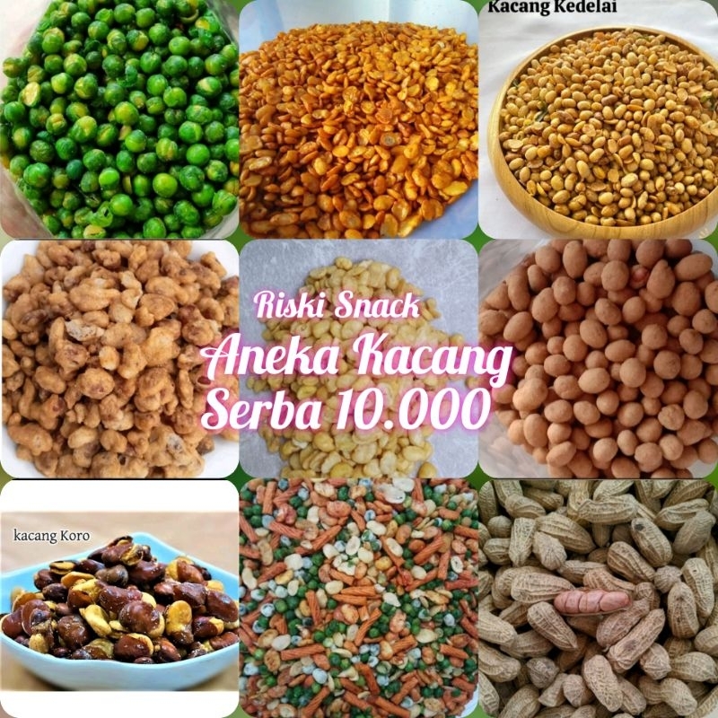 

aneka kacang / Aneka Cemilan Snack Murah / Serba 10.000