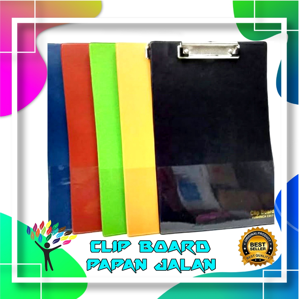 

Clip Board /Papan Ujian /Papan Jalan PVC Yushinca C 317