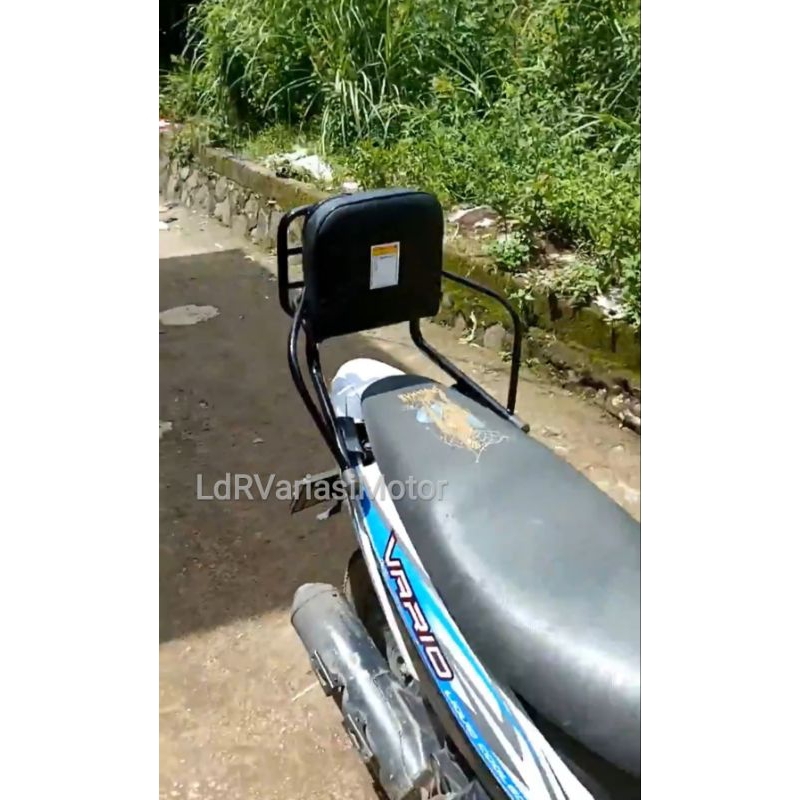 sandaran senderan jok motor belakang vario 110 carbu 110 techno