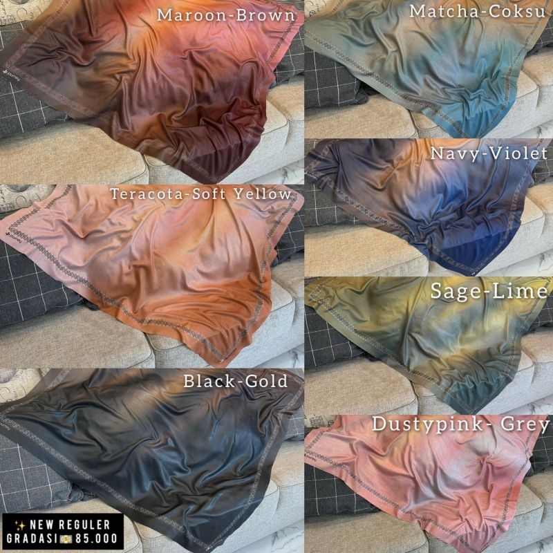 Promo Hijab segi empat terlaris Gradasi by journey ori