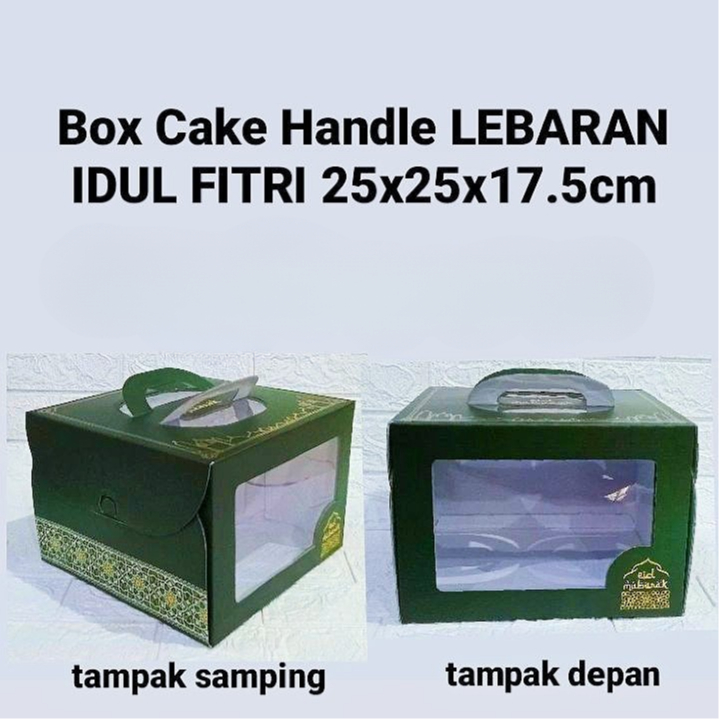 Box Cake With Handle Giftbox Hampers Lebaran Idul Fitri Dus Hampers Eid Mubarak Kotak Kemasan Jinjin