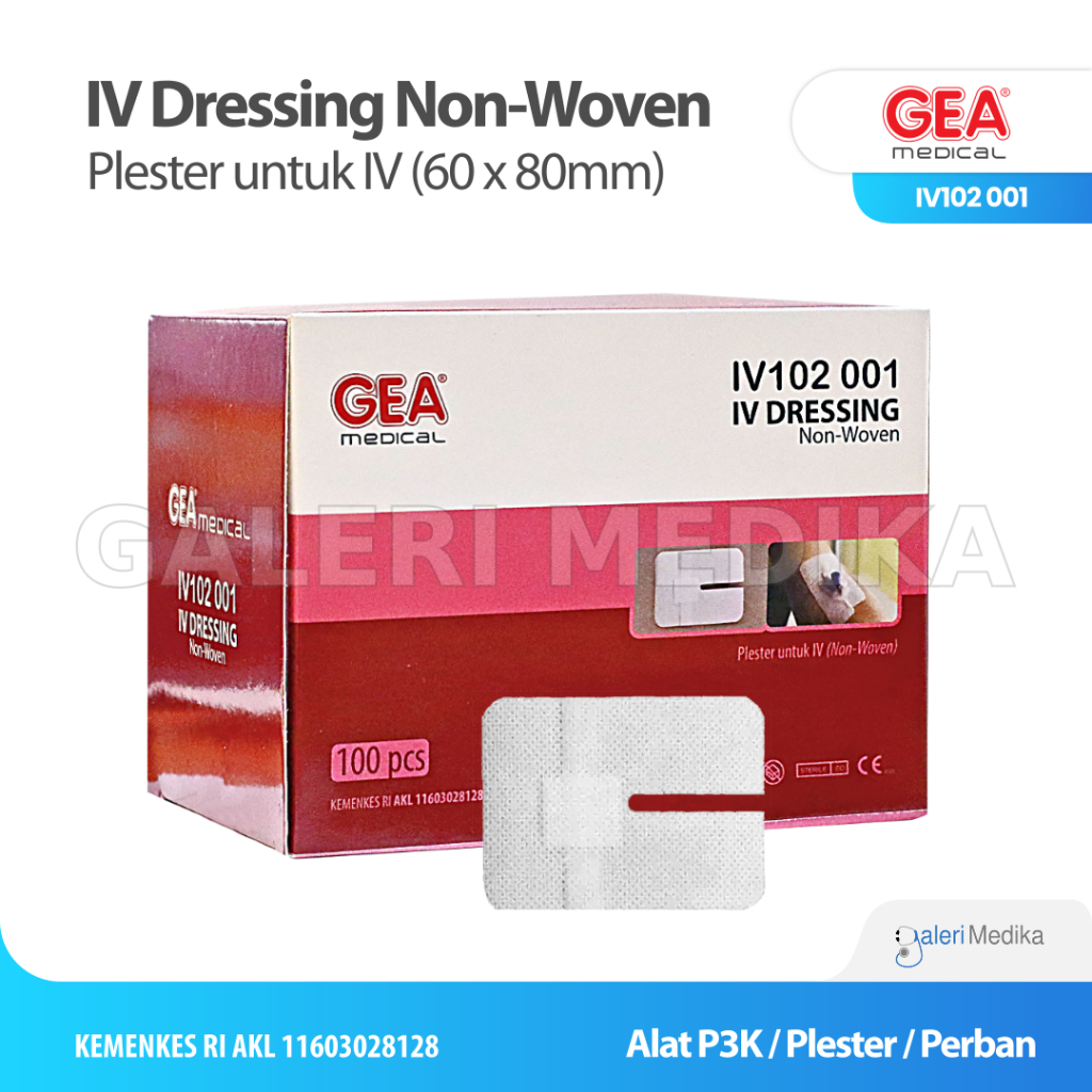 Plester IV Dressing Non Woven GEA IV102 001
