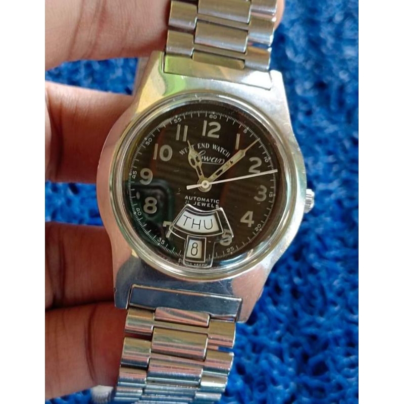 West End Watch Co Sowar Military 21 Jewels Vintage Watch