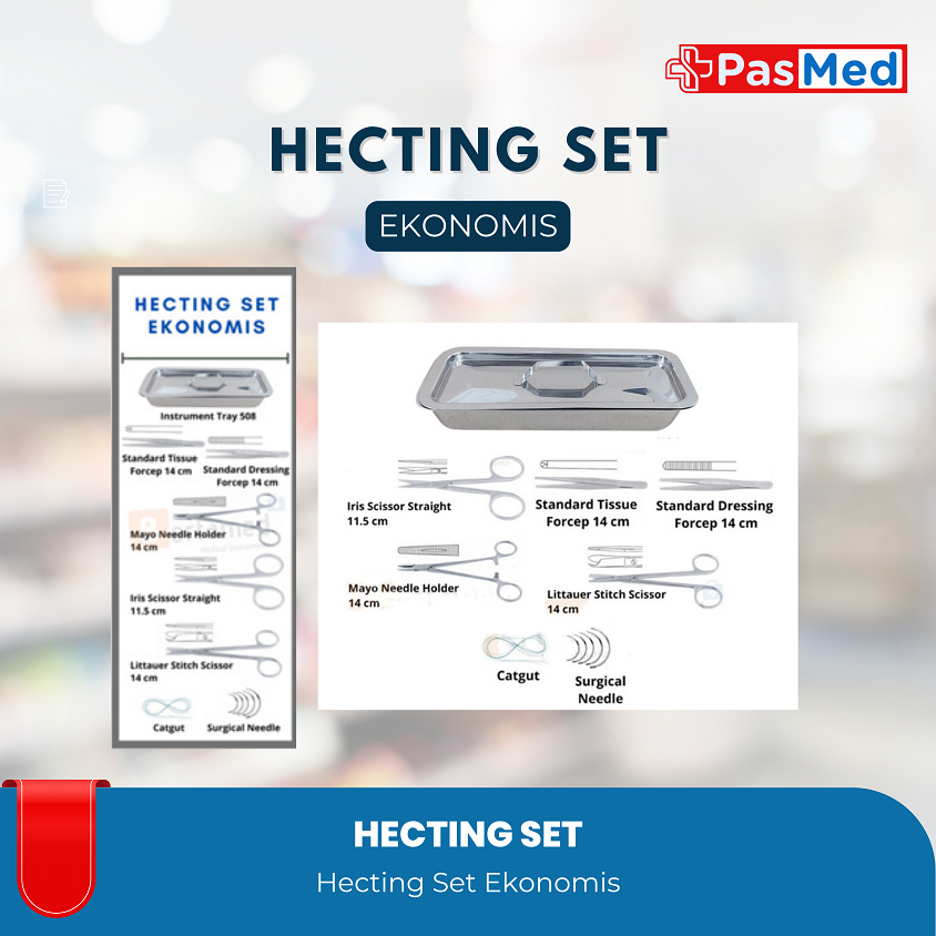 Hecting Set / Heacting Set / Alat Bedah Jahit