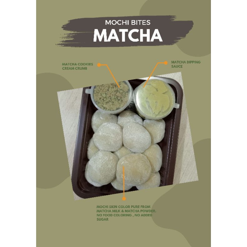 

( Ready H+1 ) Mochi Bites Matcha
