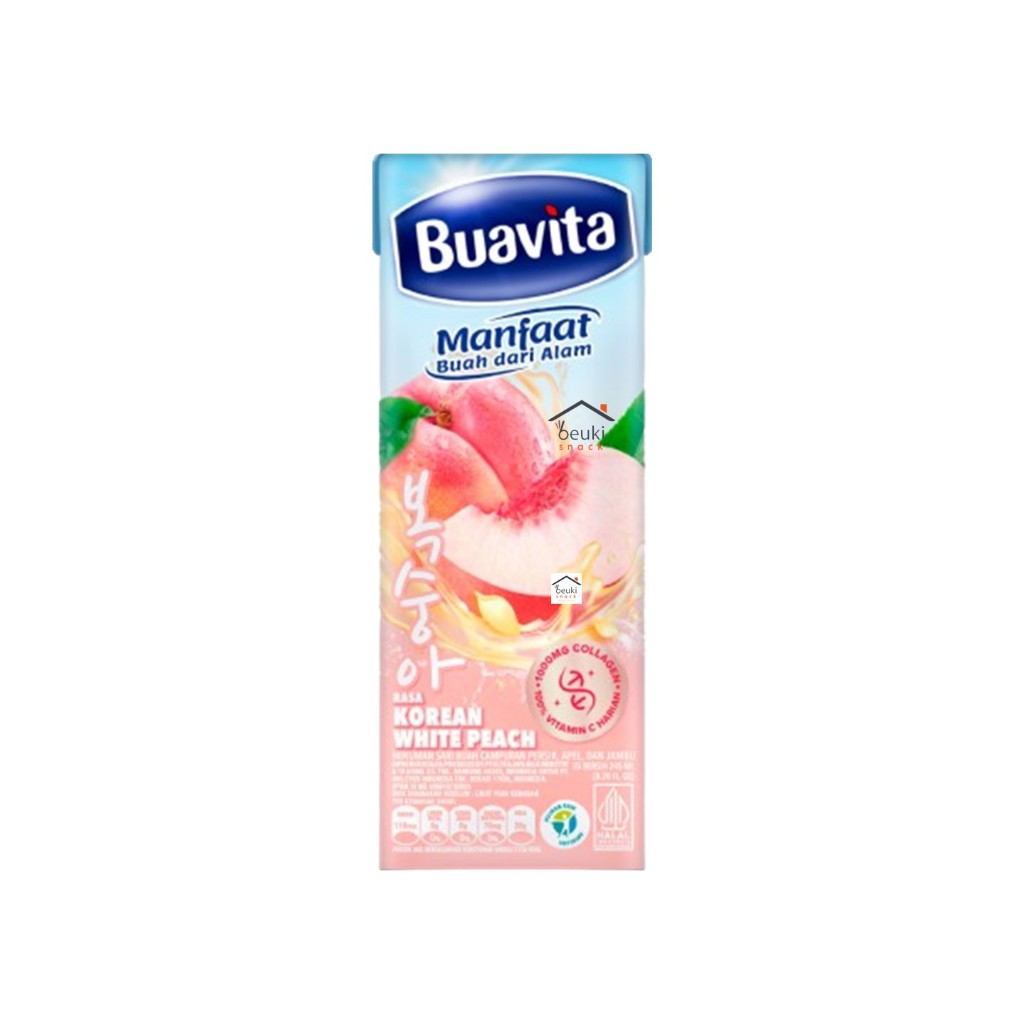 

Buavita Peach Minuman Buah Rasa Peach dengan Vitamin