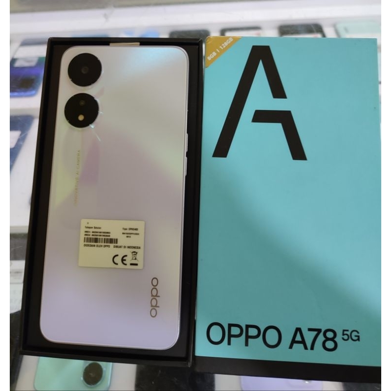 Oppo A78 5G Ram 8/128gb Kondisi Seperti Baru Full Set No Minus