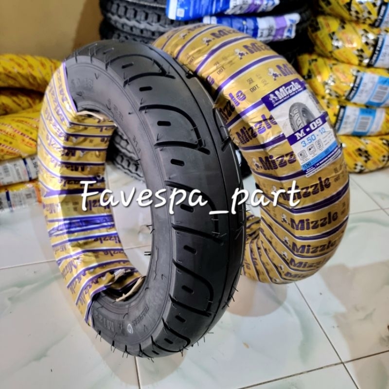 BAN MIZZLE RING 10 TUBELESS M-09 3.50 VESPA SPRINT PX EXCEL