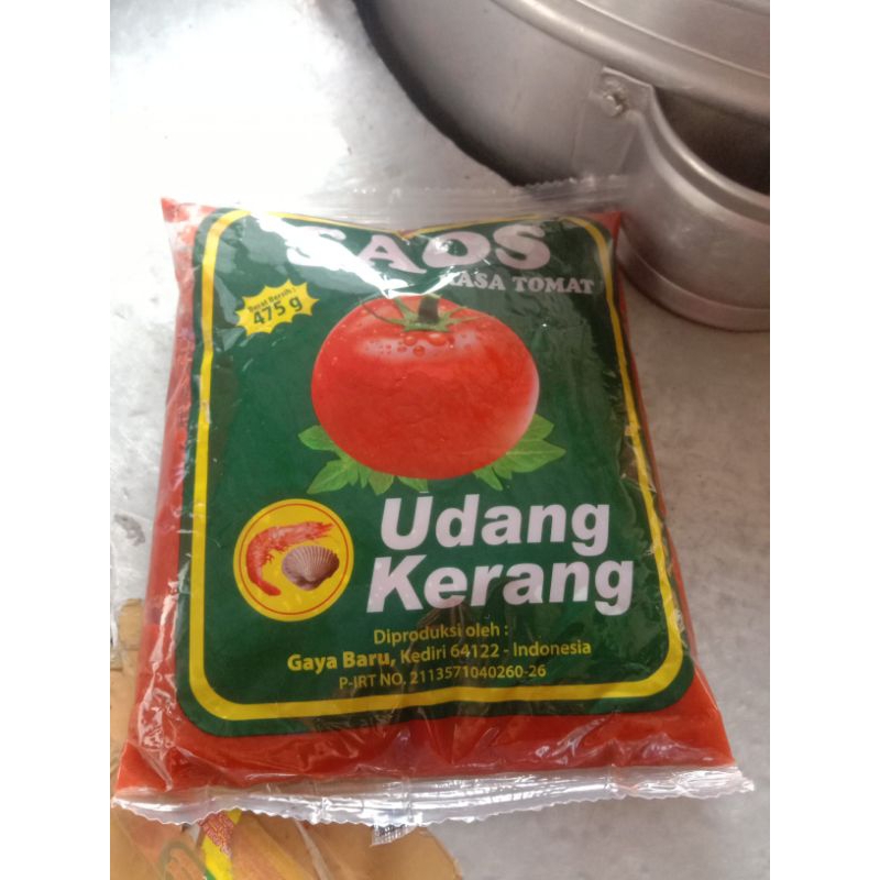 

saos tomat cap udang kerang