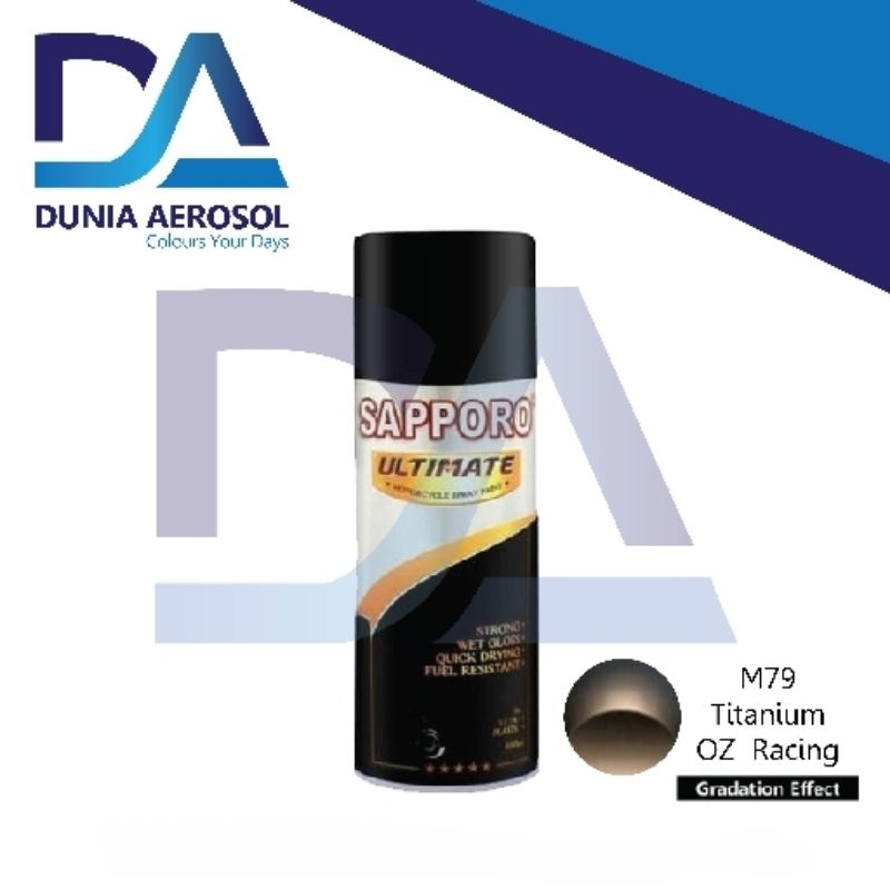 Cat Semprot Sapporo Ultimate Titanium OZ Racing M79 Pilox