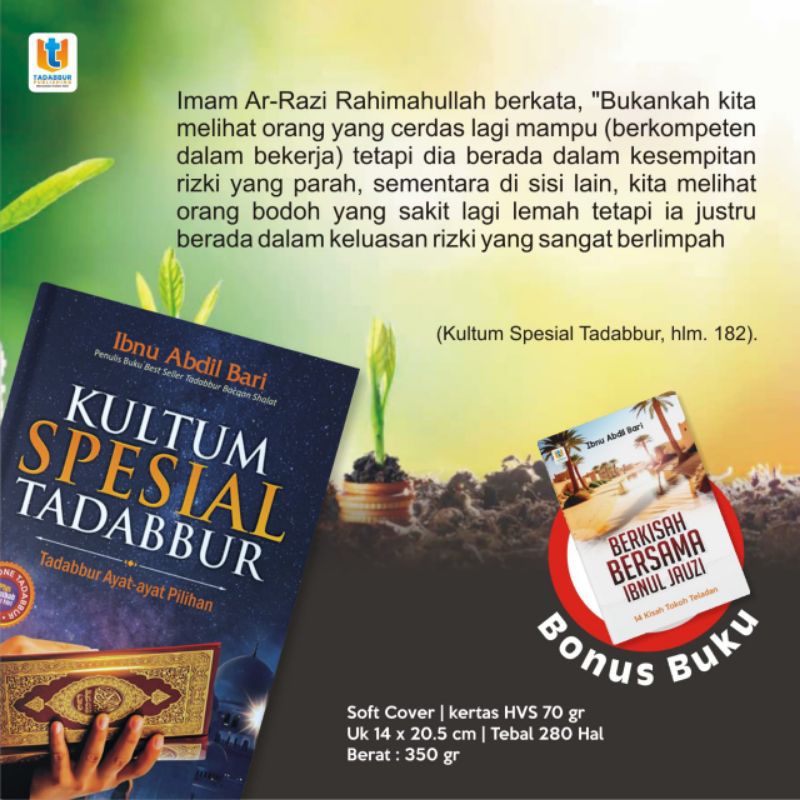 

Best seller buku Kultum spesial Tadabbur