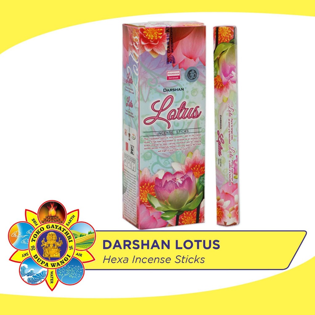 Dupa India Aromaterapi Hexa - Darshan Lotus