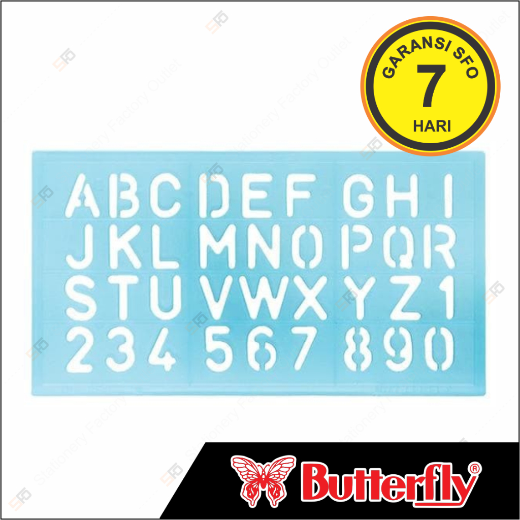 

Penggaris Mal Butterfly HA 250