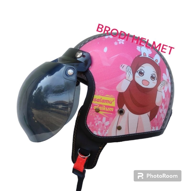 LIMITIT EDITION HELM RETRO JUNIOR/ BOGO HELM SAFETY BISA CODbogo anak/bogo junior/bogo safety junior