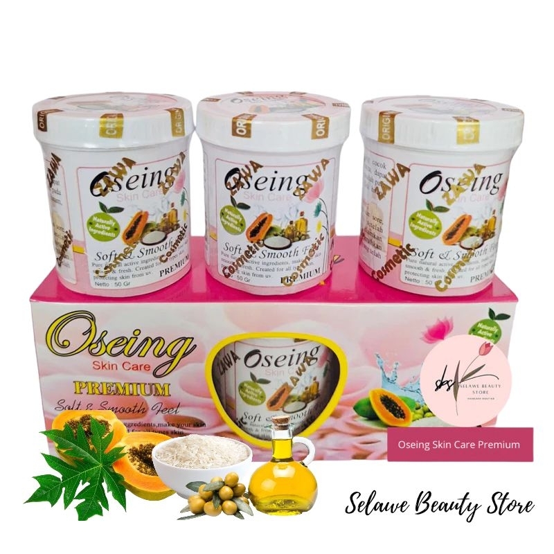 Paket 1 Box (3 pcs) Oseing Skin Care Premium BPOM NA Exp Date 2027