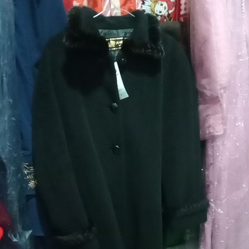 jaket wanita kerah bulu