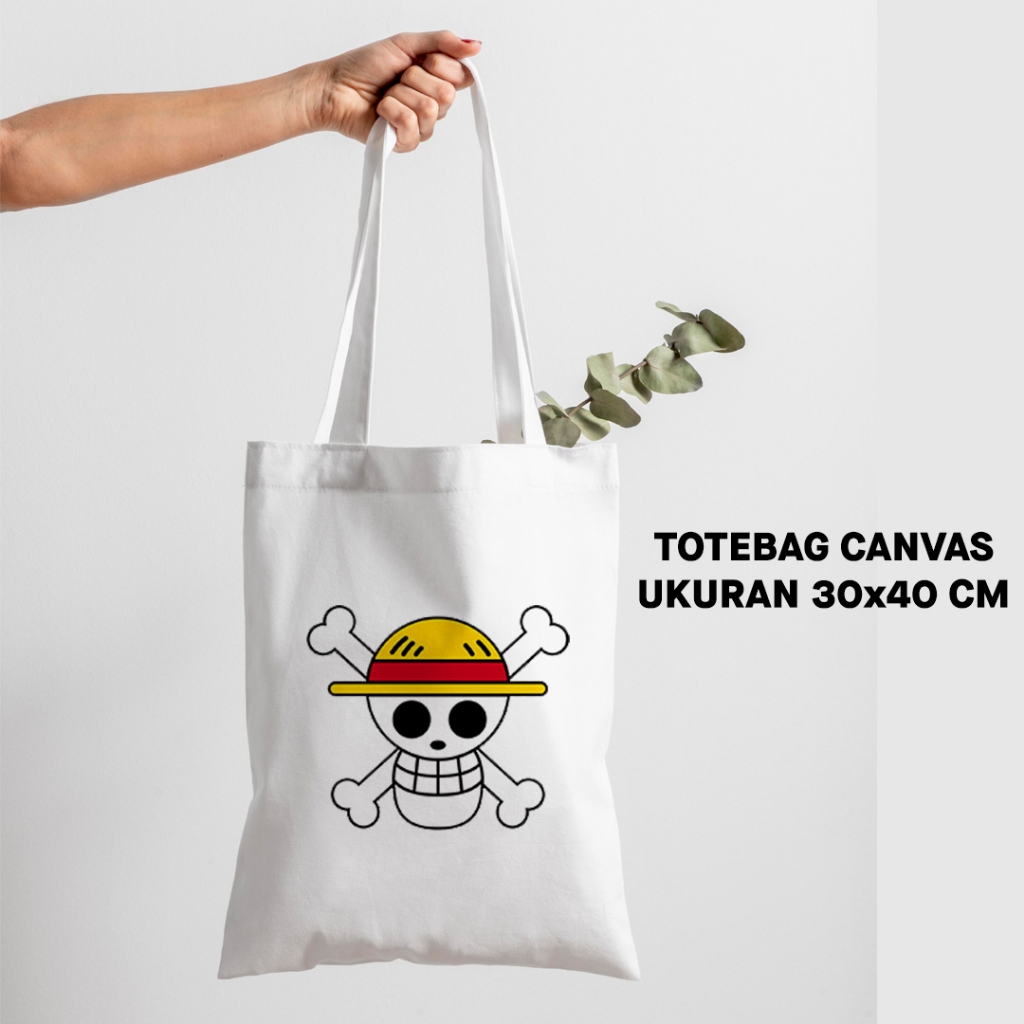 Totebag Anime One Piece/Totebag Simple/Totebag Kanvas Premium