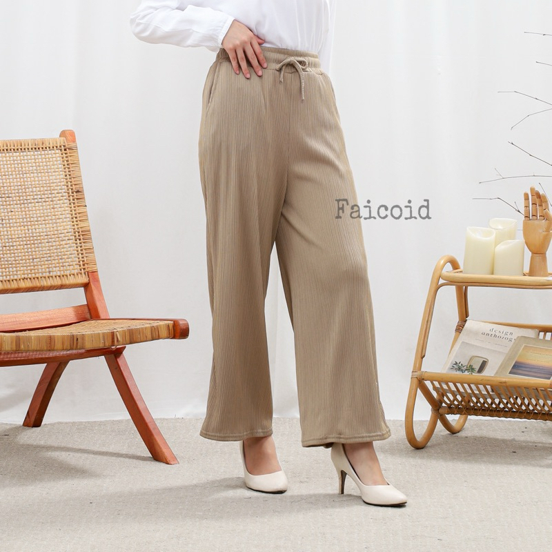 Kulot Knit Fuji Celana Kulot Knit Condru Tali Serut