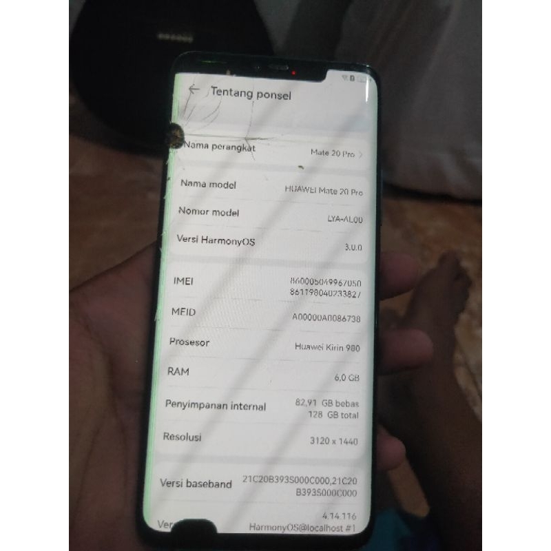 Huawei mate 20 pro minus lcd