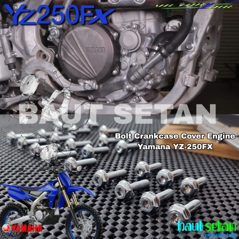 Baut Blok Crankcase YZ250FX Set Kiri Kanan (Mode Dua Kunci)