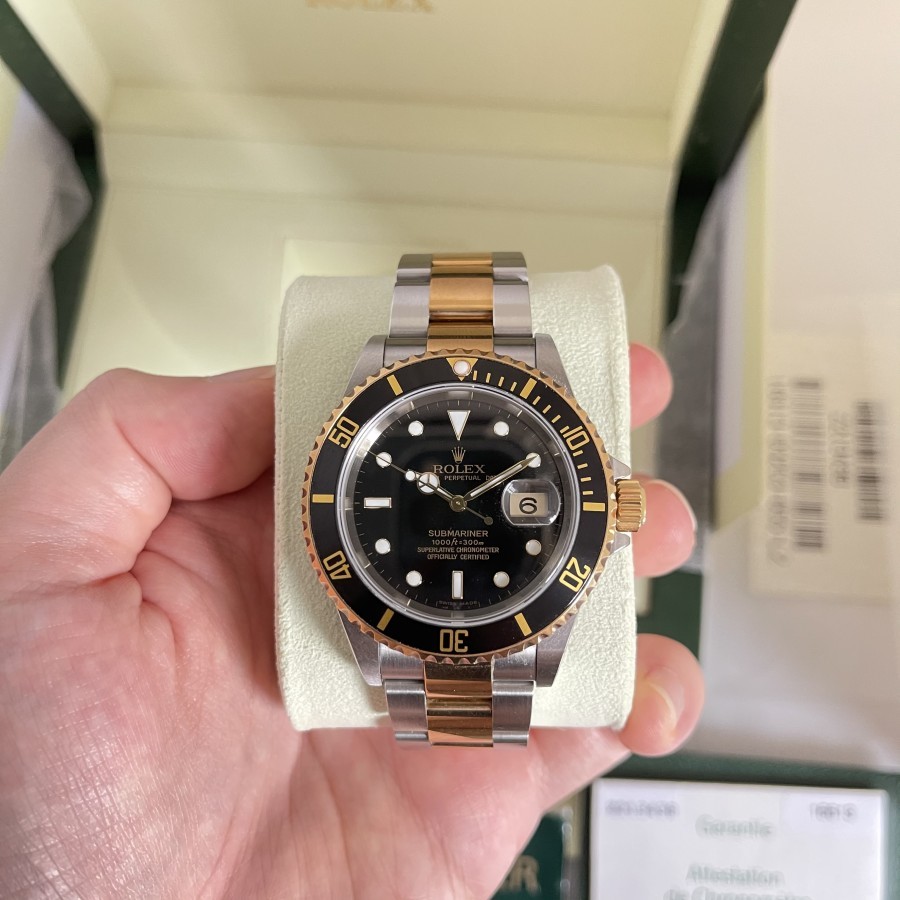 Limited Edition Rolex Submariner Two Tone Fullset Box