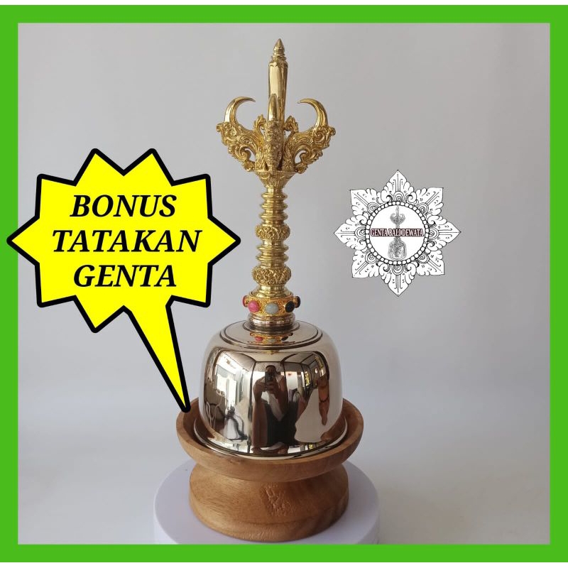 GENTA BALI DIAMETER 9 CM POLOS | GENTA PANCADATU | GENTA BAJRA