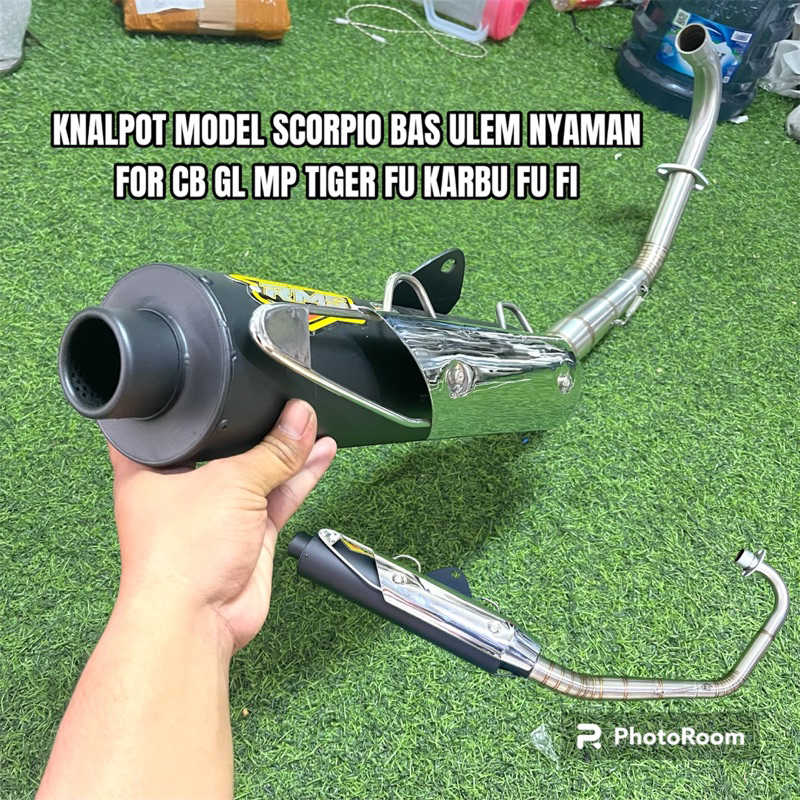 knalpot cb gl megapro tiger satria fu karbu satria fu fi RMS tabung scorpio bas ulem nyaman