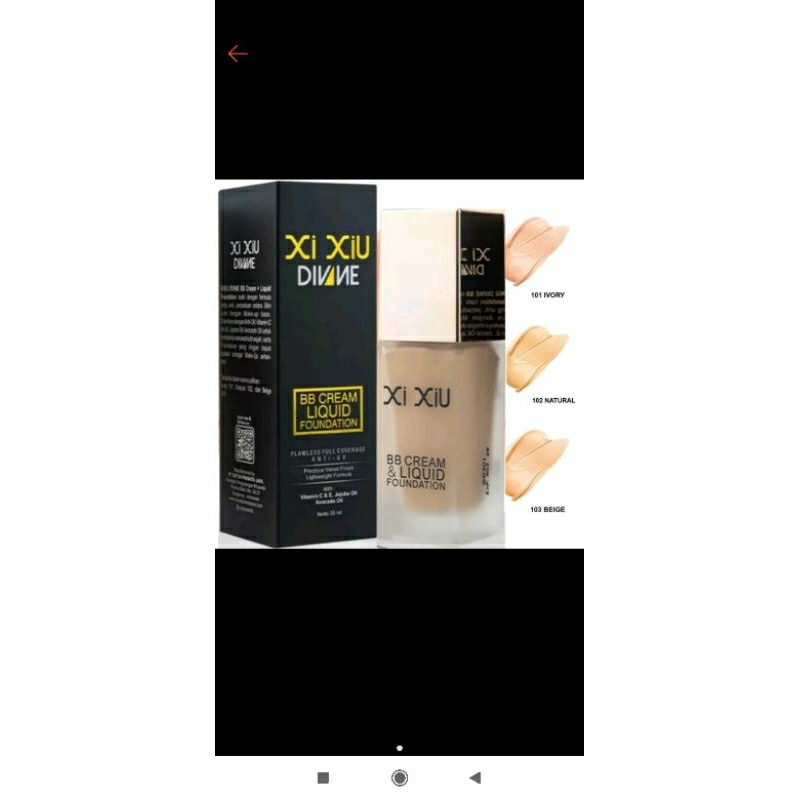 xi xiu bb cream liquid foundaition