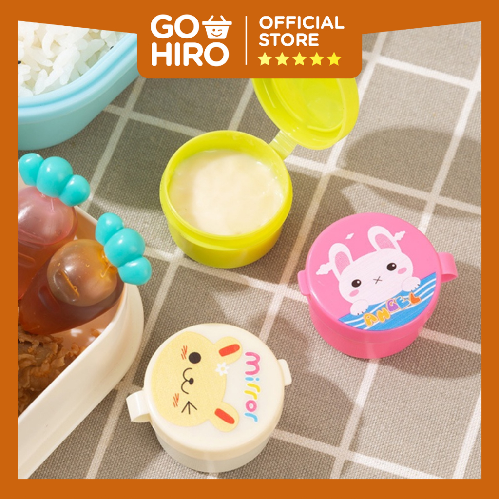 Cup Saus Bento Mini / Botol Saos Tomat Sambal Kecap Selai Anak / Wadah Saus Tempat Saus Bekal