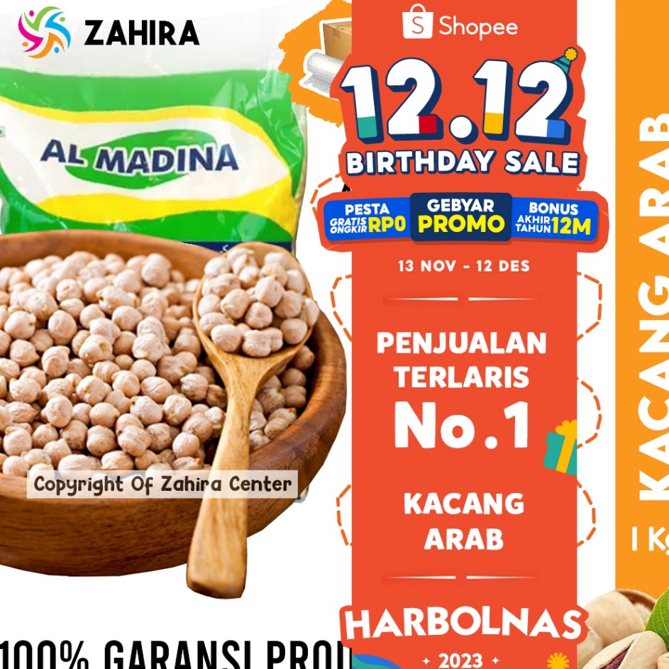 

Langsung Checkout KACANG ARAB CHICKPEAS 1KG Premium Matang Souvenir Haji Umroh Mood Booster MPASI Almond Mede Panggang