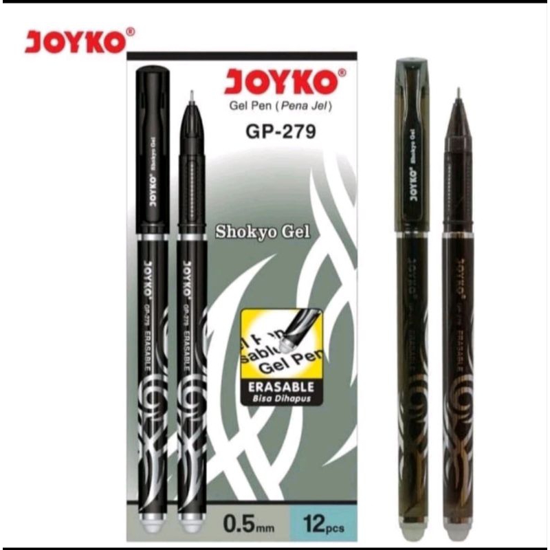 

Gel Pen Joyko GP-279 Shokyo Gel / Pulpen Jel / Pena Jel / bolpoin/ dihapus /