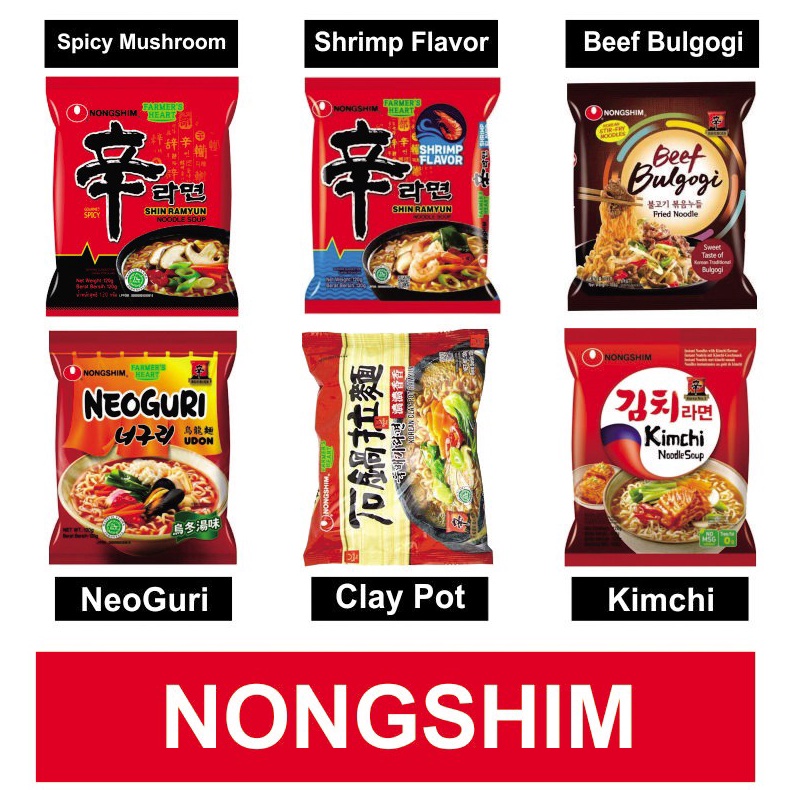 

Buruan pesan NONGSHIM SHIN RAMYUN PROMO HALAL 6 Variant Rasa 12gram