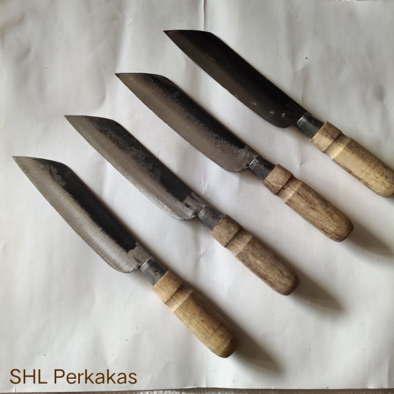 PISAU BAJA UKURAN BESAR SEPUHAN TUA - PISAU DAPUR - PISAU MASAK - LADING WOJO LANCIP